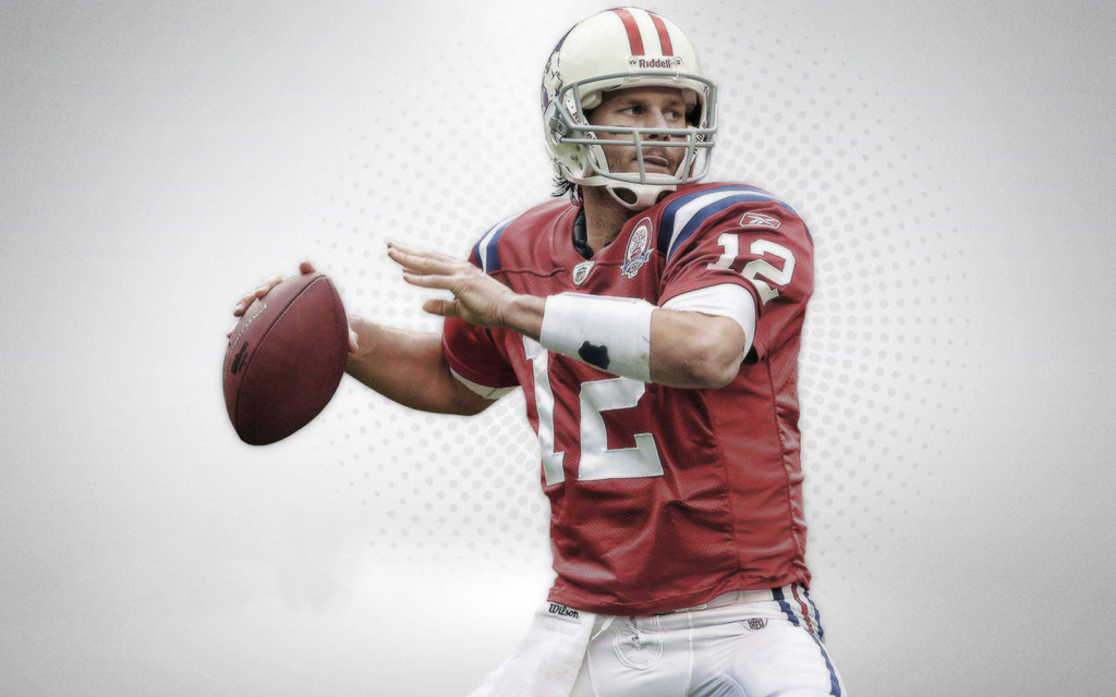 Tom Brady, New England Patriots jersey 2013-2014 wallpaper