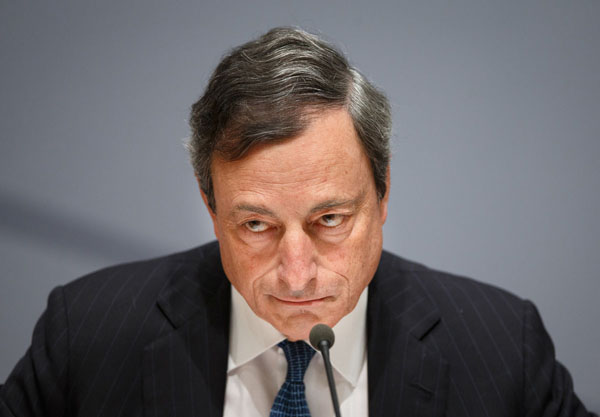 ECB President Mario Draghi reduced the deposit rate to minus 0.10 percent from zero, making the institution the world’s first major central bank to use a negative rate.