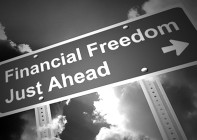 Financial freedom sign