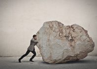 Business challenges - Moving a rock