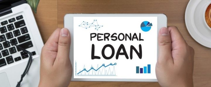 Personal loan analysis on a tablet