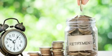 Retirement savings over time