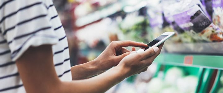 Saving money in grocery with app